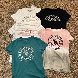 5 sequin Abercrombie and fitch shirts